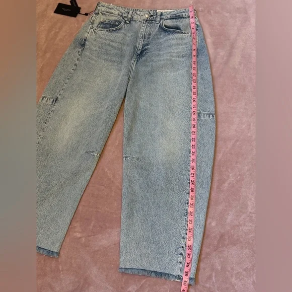 NWT rag & bone Charlie High-Rise Barrel Jeans size 29 - Picture 4 of 9